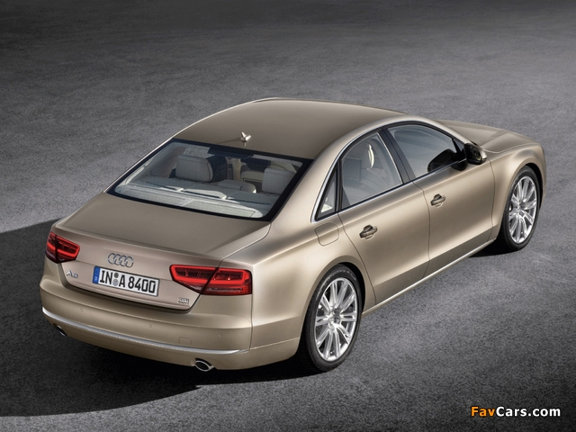 Audi A8 4.2 FSI quattro (D4) 2010 wallpapers (640 x 480)