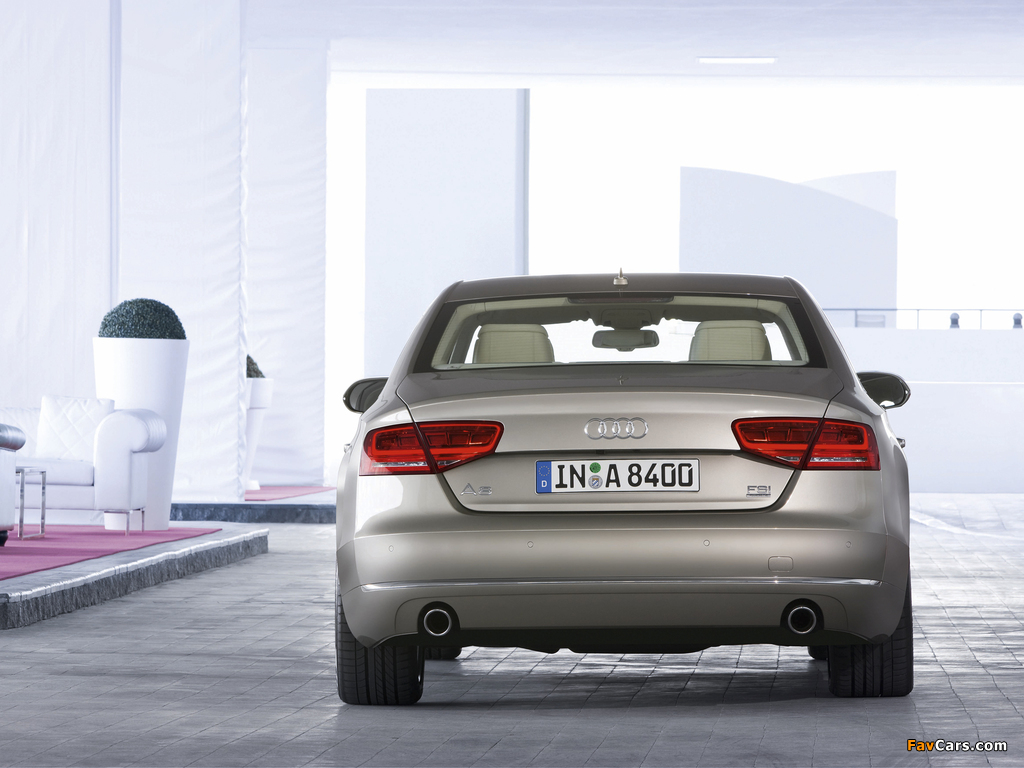 Audi A8 4.2 FSI quattro (D4) 2010 wallpapers (1024 x 768)