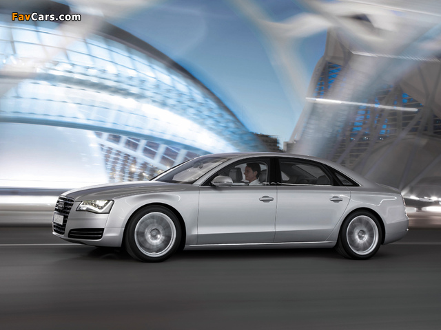 Audi A8L TFSI quattro (D4) 2010 wallpapers (640 x 480)