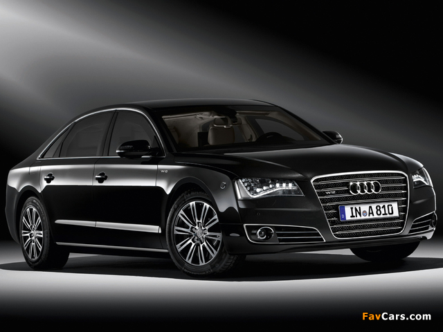 Audi A8L W12 Security (D4) 2011 wallpapers (640 x 480)