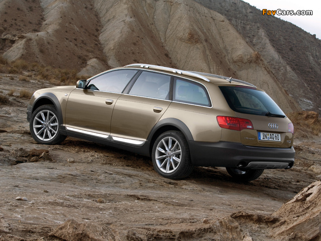 Audi A6 Allroad 3.0 TDI quattro (4F,C6) 2006–08 images (640 x 480)