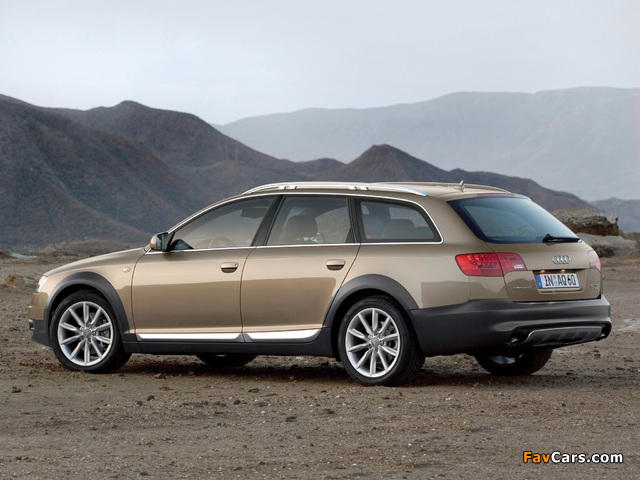 Audi A6 Allroad 3.0 TDI quattro (4F,C6) 2006–08 wallpapers (640 x 480)