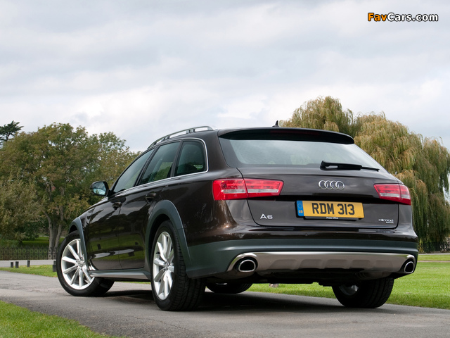 Audi A6 Allroad 3.0 TDI quattro UK-spec (4G,C7) 2012 pictures (640 x 480)