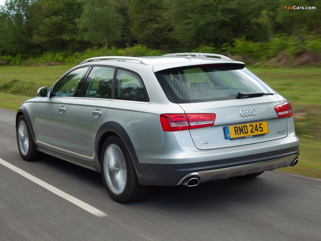 Audi A6 Allroad 3.0 TDI quattro UK-spec (4G,C7) 2012 wallpapers (1024 x 768)