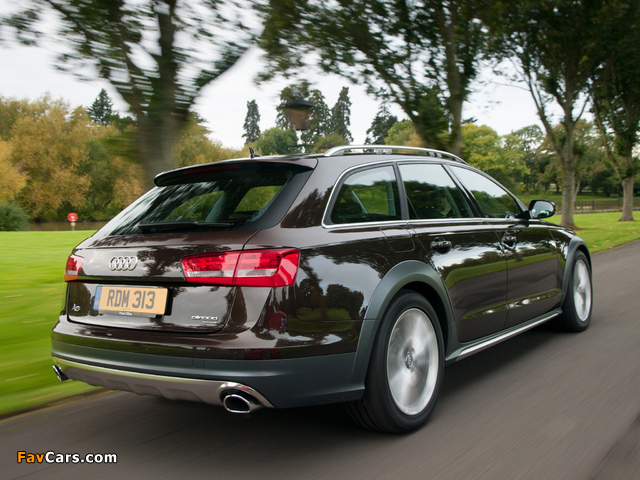 Audi A6 Allroad 3.0 TDI quattro UK-spec (4G,C7) 2012 wallpapers (640 x 480)