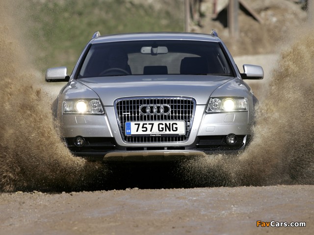 Audi A6 Allroad 3.2 quattro UK-spec (4F,C6) 2006–08 wallpapers (640 x 480)