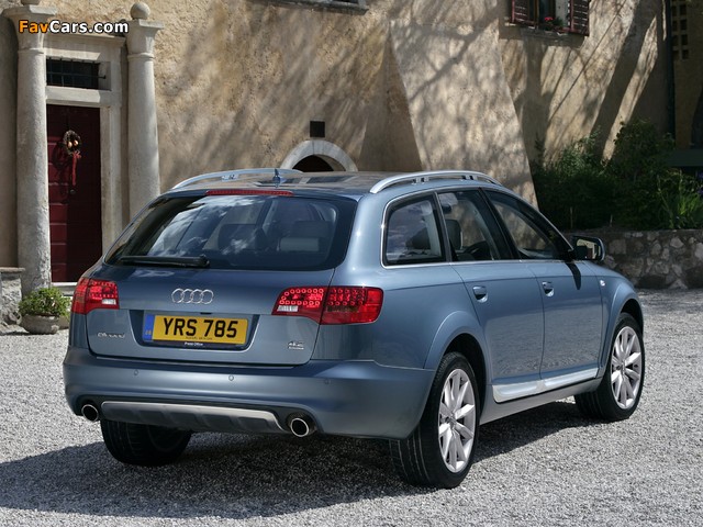 Audi A6 Allroad 4.2 quattro UK-spec (4F,C6) 2006–08 wallpapers (640 x 480)