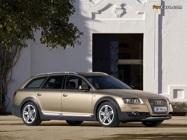 Audi A6 Allroad 3.0 TDI quattro (4F,C6) 2006–08 wallpapers (640 x 480)