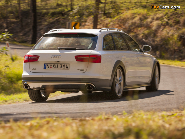 Audi A6 Allroad 3.0 TDI quattro AU-spec (4G,C7) 2012 wallpapers (640 x 480)