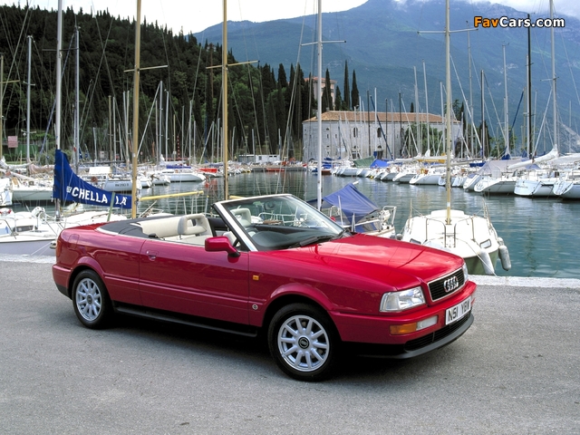 Audi Cabriolet UK-spec (8G7,B4) 1991–2000 photos (640 x 480)