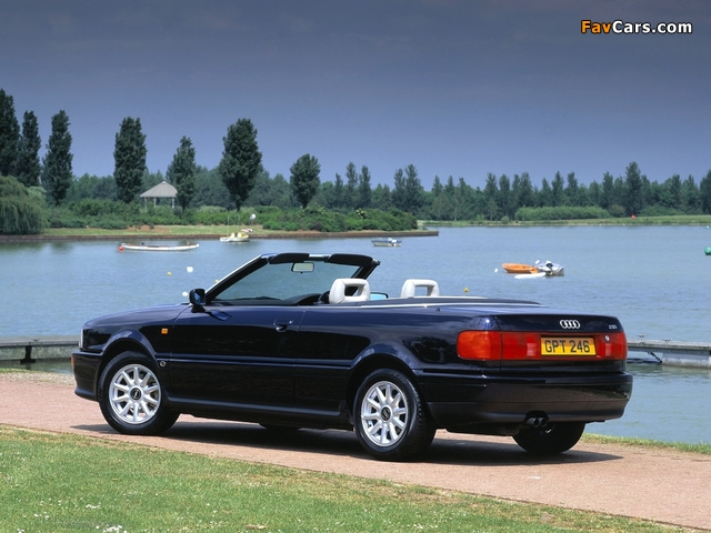 Audi Cabriolet UK-spec (8G7,B4) 1991–2000 wallpapers (640 x 480)