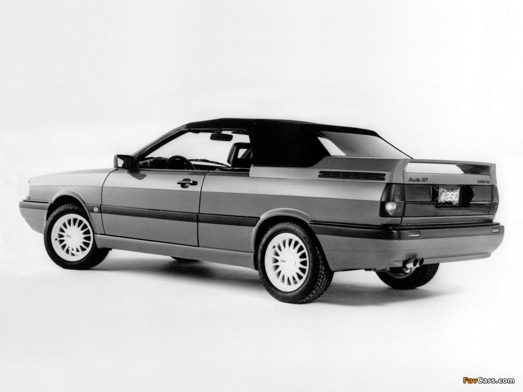 ASC Audi GT Cabriolet (81,85) 1986 images (1024 x 768)
