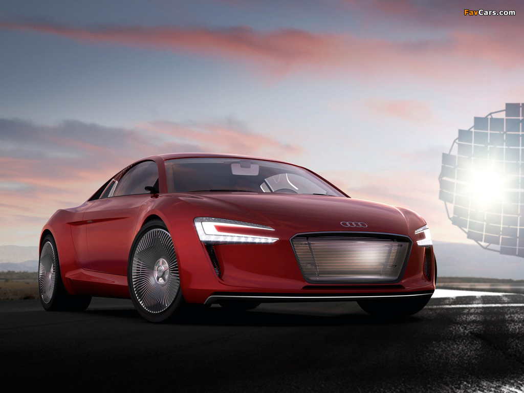 Audi e-Tron Concept 2009 wallpapers (1024 x 768)