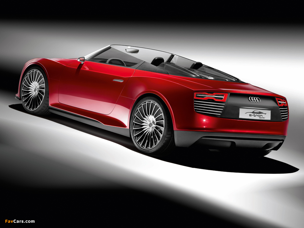 Audi e-Tron Spyder Concept 2010 photos (1024 x 768)