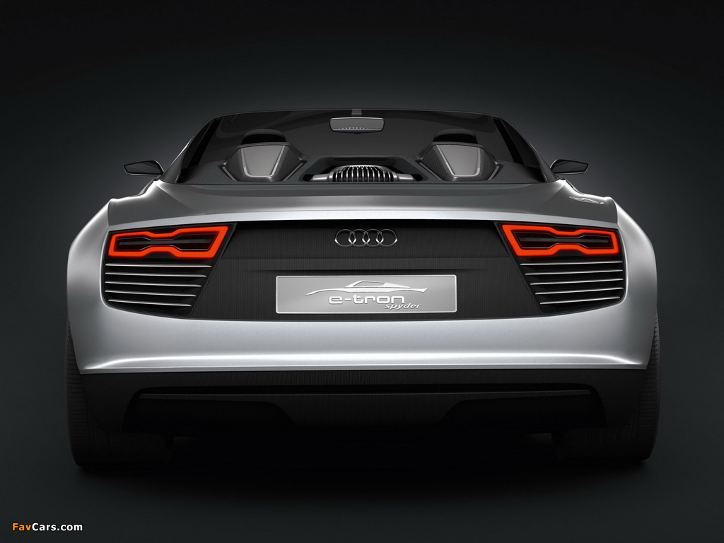 Audi e-Tron Spyder Concept 2010 wallpapers (1024 x 768)