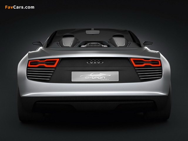 Audi e-Tron Spyder Concept 2010 wallpapers (640 x 480)