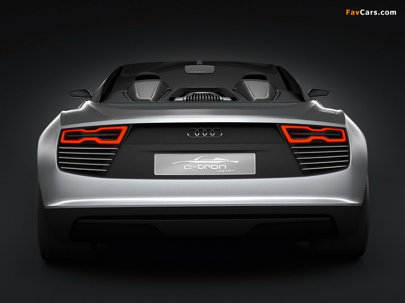 Audi e-Tron Spyder Concept 2010 wallpapers (800 x 600)