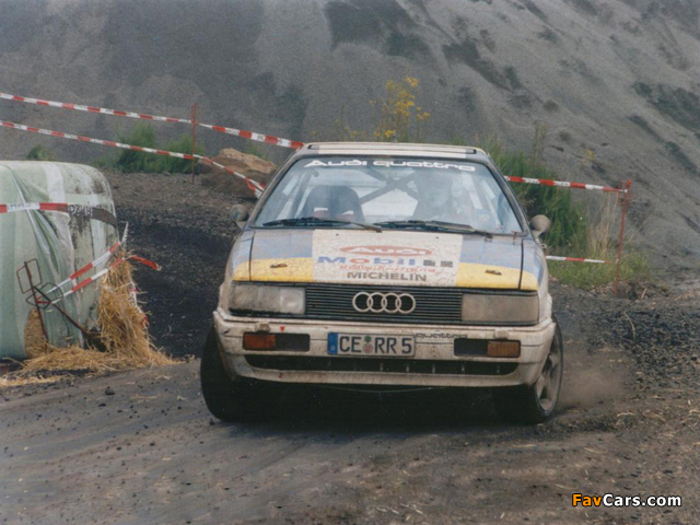 Audi Coupe quattro Rally Car (81,85) 1985–88 images (640 x 480)