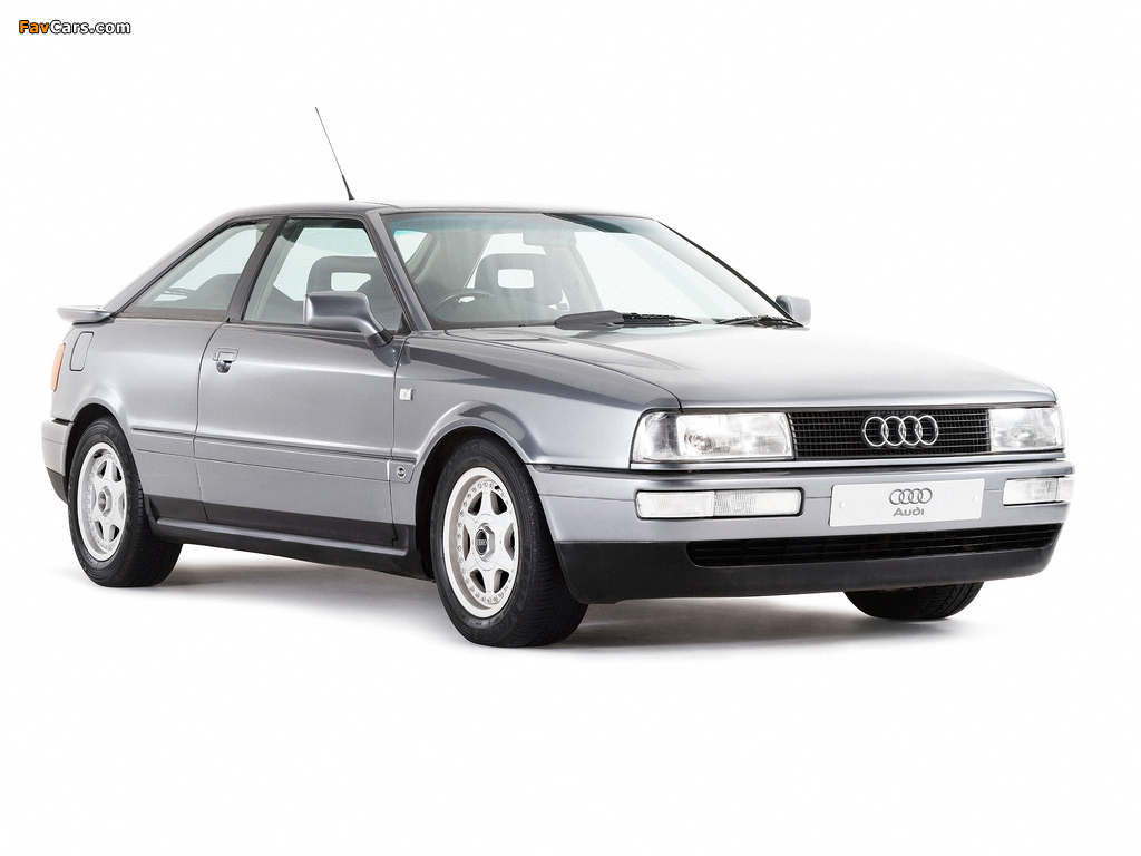 Audi Coupe UK-spec (89,8B) 1989–91 wallpapers (1024 x 768)