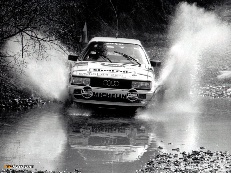 Images of Audi Coupe quattro Rally Car (81,85) 1985–88 (800 x 600)