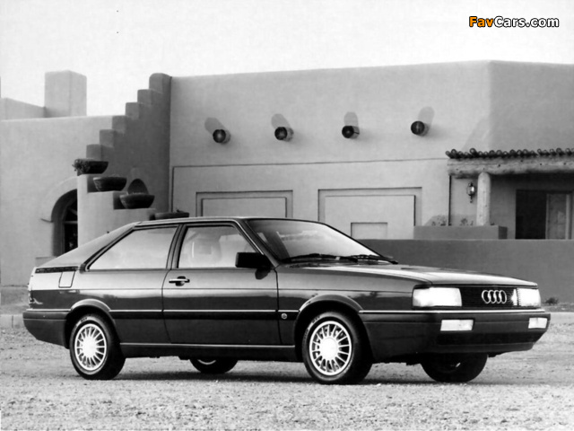 Audi Coupe GT US-spec (81,85) 1985–87 wallpapers (640 x 480)