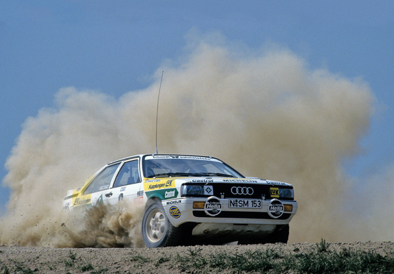 Audi Coupe quattro Rally Car (81,85) 1985–88 wallpapers