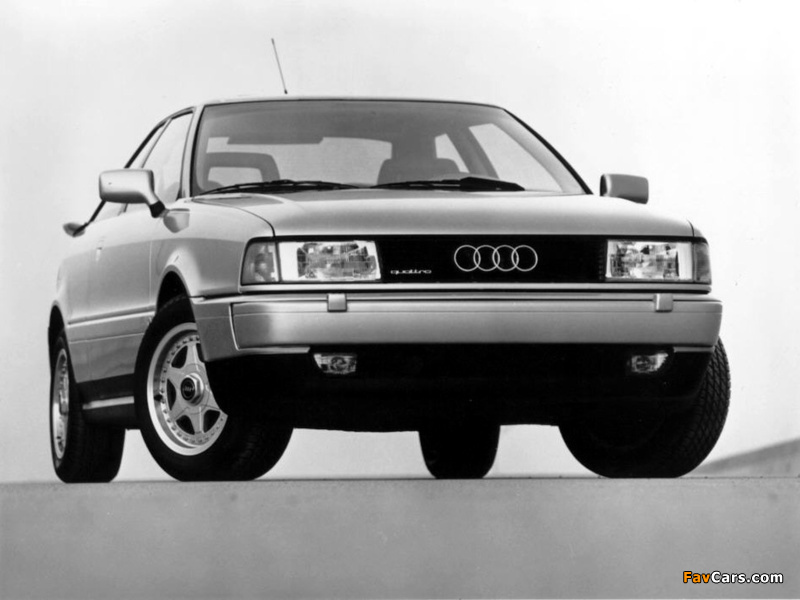 Audi Coupe quattro US-spec (89,8B) 1989–91 wallpapers (800 x 600)