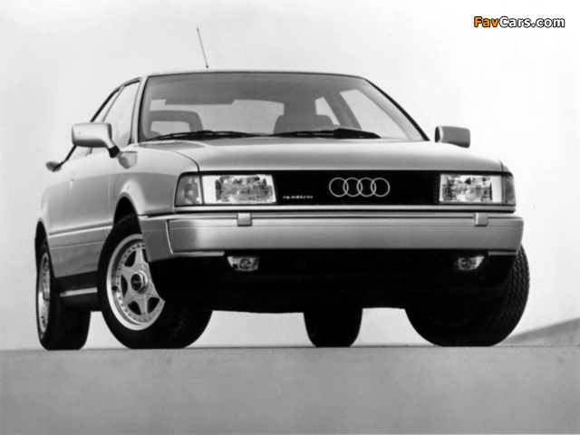 Audi Coupe quattro US-spec (89,8B) 1989–91 wallpapers (640 x 480)