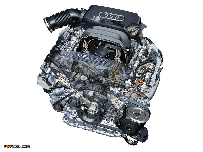 Engines  Audi 3.2 V6 FSI (265ps) wallpapers (800 x 600)