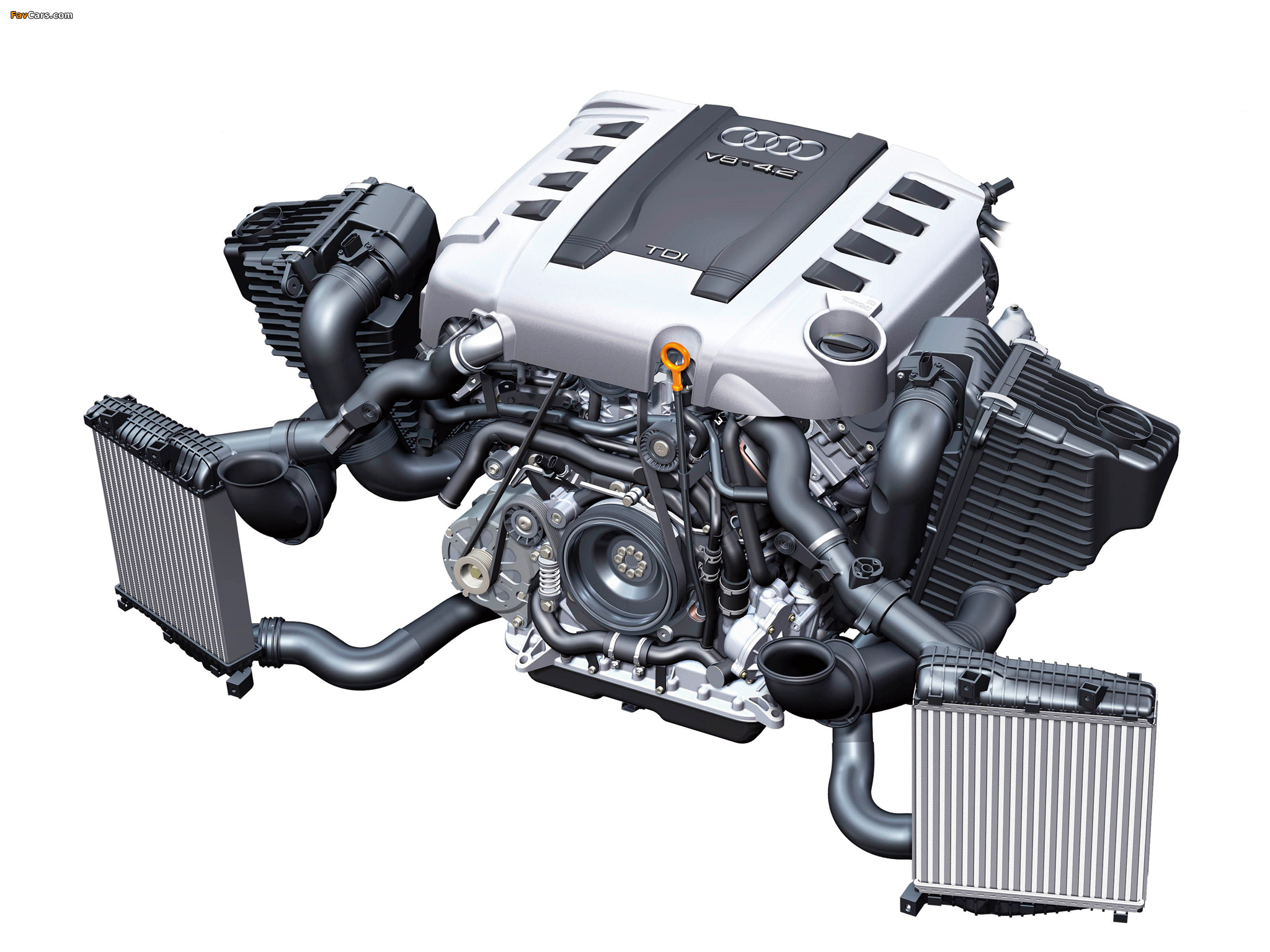 Engines  Audi Q7 4.2 TDI wallpapers (2048 x 1536)