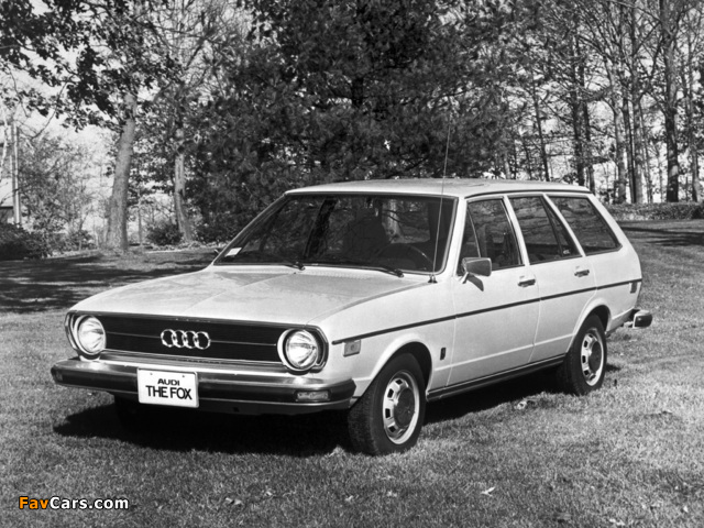 Pictures of Audi Fox Wagon 1975–76 (640 x 480)