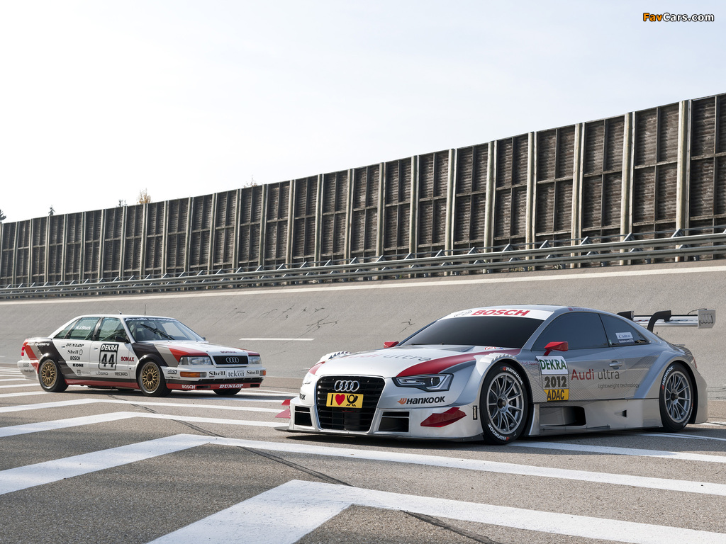 Audi V8 quattro DTM & Audi A5 DTM Coupe images (1024 x 768)