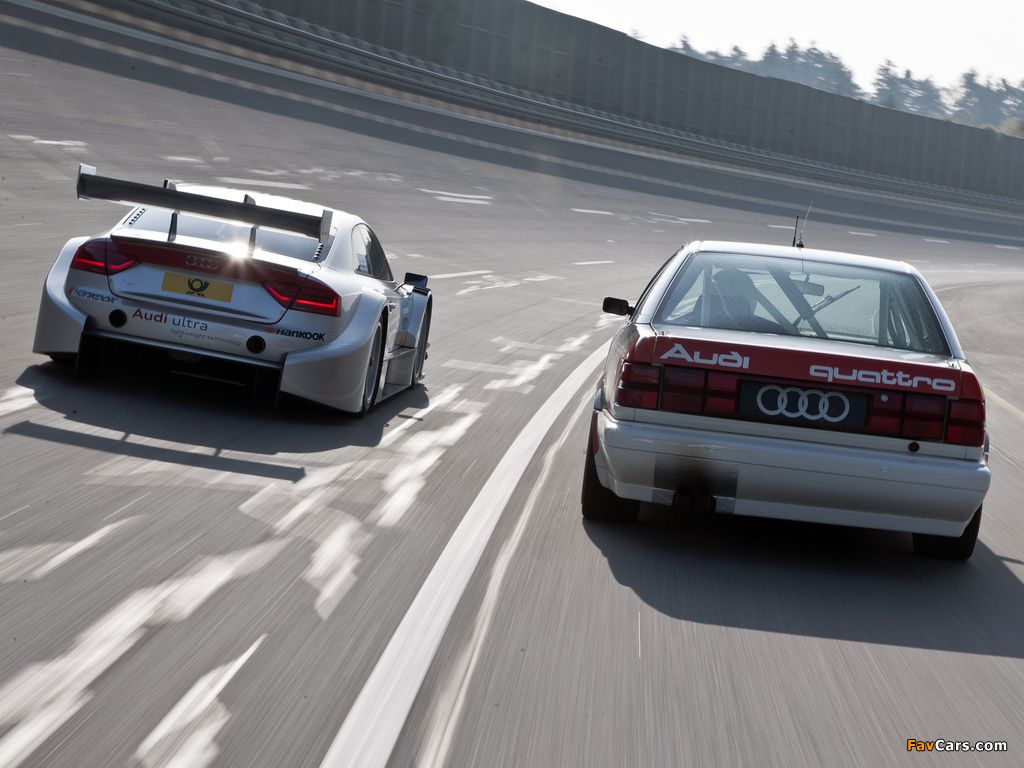 Images of Audi V8 quattro DTM & Audi A5 DTM Coupe (1024 x 768)