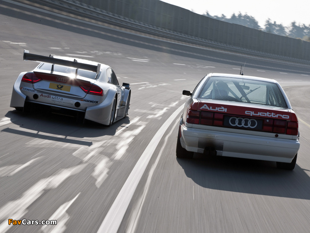 Images of Audi V8 quattro DTM & Audi A5 DTM Coupe (640 x 480)