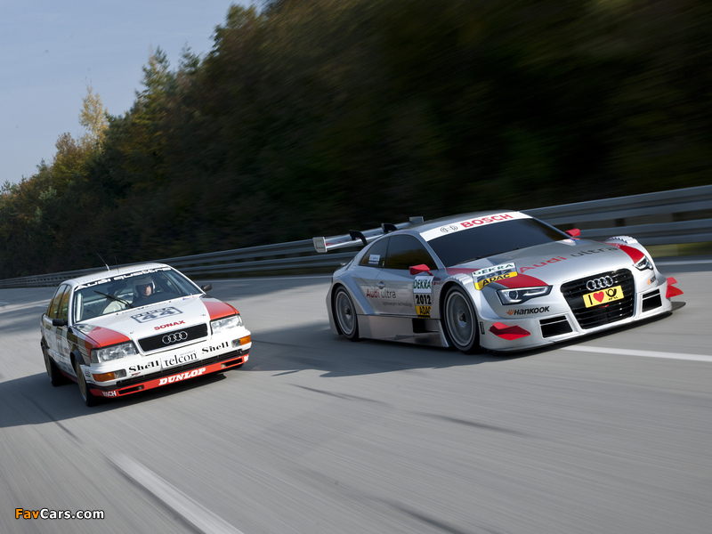 Photos of Audi V8 quattro DTM & Audi A5 DTM Coupe (800 x 600)