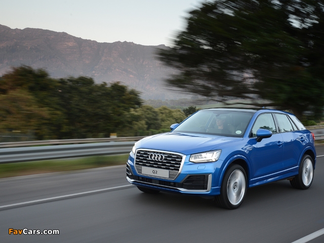 Audi Q2 TFSI S line ZA-spec 2017 wallpapers (640 x 480)