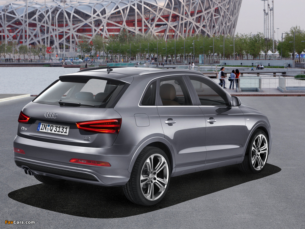 Audi Q3 2.0 TFSI quattro S-Line 2011 wallpapers (1024 x 768)