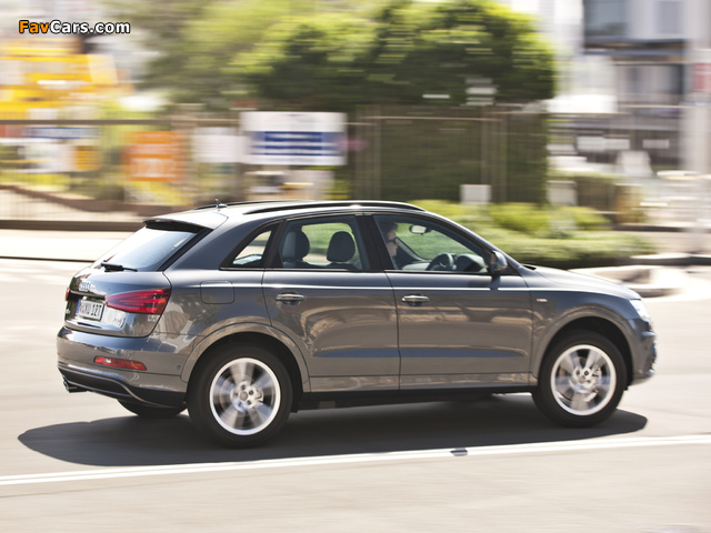 Audi Q3 2.0 TFSI quattro S-Line AU-spec 2012 wallpapers (640 x 480)