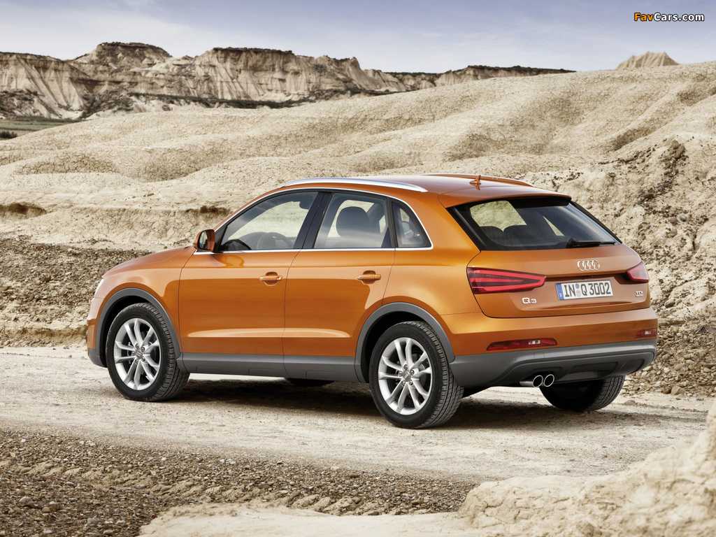 Audi Q3 2.0 TDI quattro 2011 wallpapers (1024 x 768)