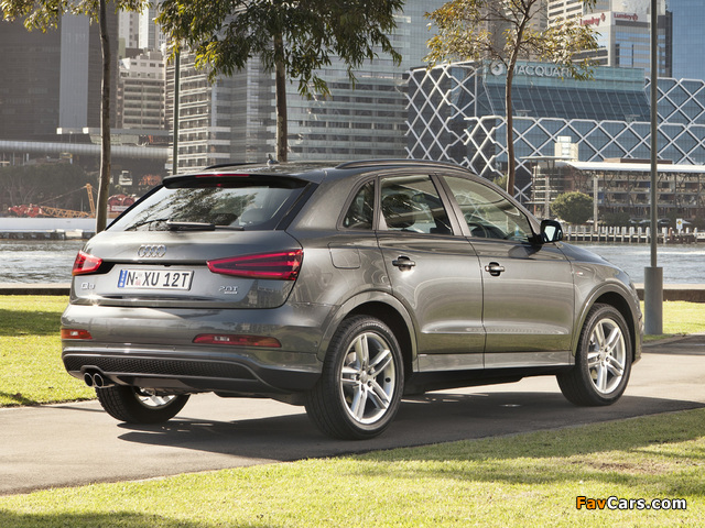 Audi Q3 2.0 TFSI quattro S-Line AU-spec 2012 wallpapers (640 x 480)