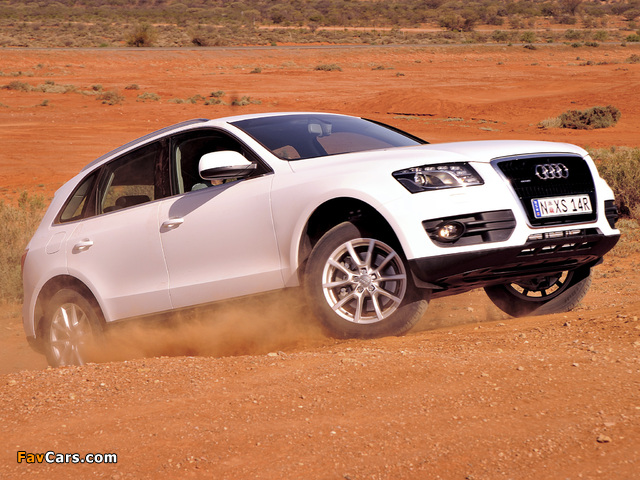 Audi Q5 3.0 TDI quattro AU-spec (8R) 2008–12 photos (640 x 480)