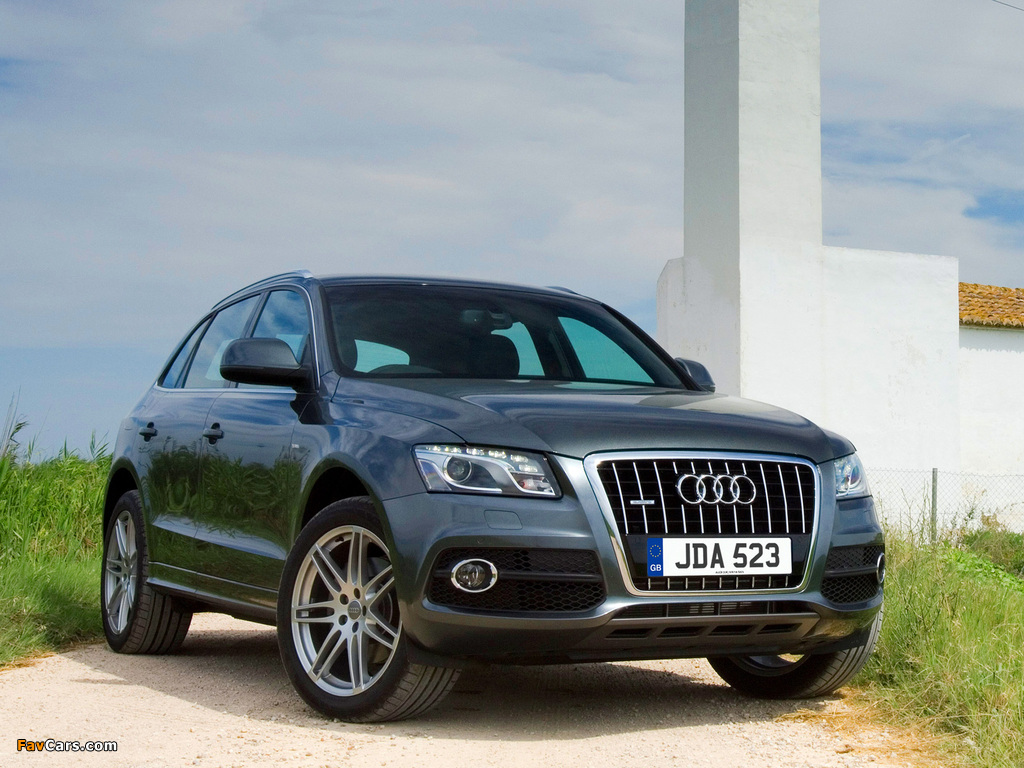 Audi Q5 3.2 quattro S-Line UK-spec 2009 photos (1024 x 768)