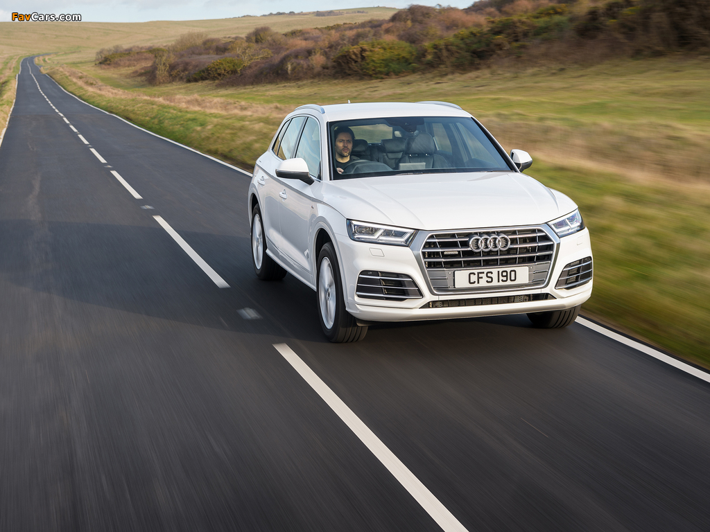 Photos of Audi Q5 TDI quattro S line UK-spec 2017 (1024 x 768)