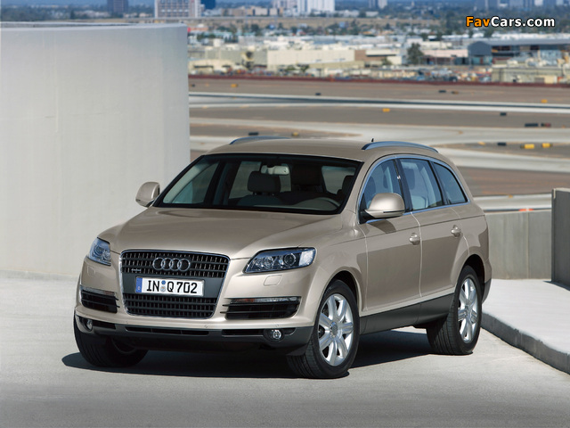 Audi Q7 3.0 TDI quattro 2005–09 wallpapers (640 x 480)