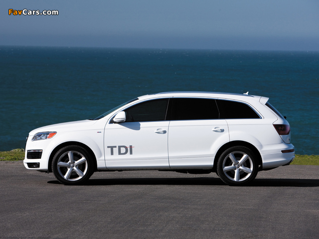 Audi Q7 TDI Clean Diesel quattro US-spec 2009–10 pictures (640 x 480)