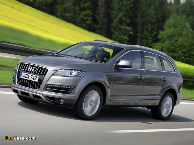 Audi Q7 3.0 TDI quattro UK-spec 2009 pictures (640 x 480)