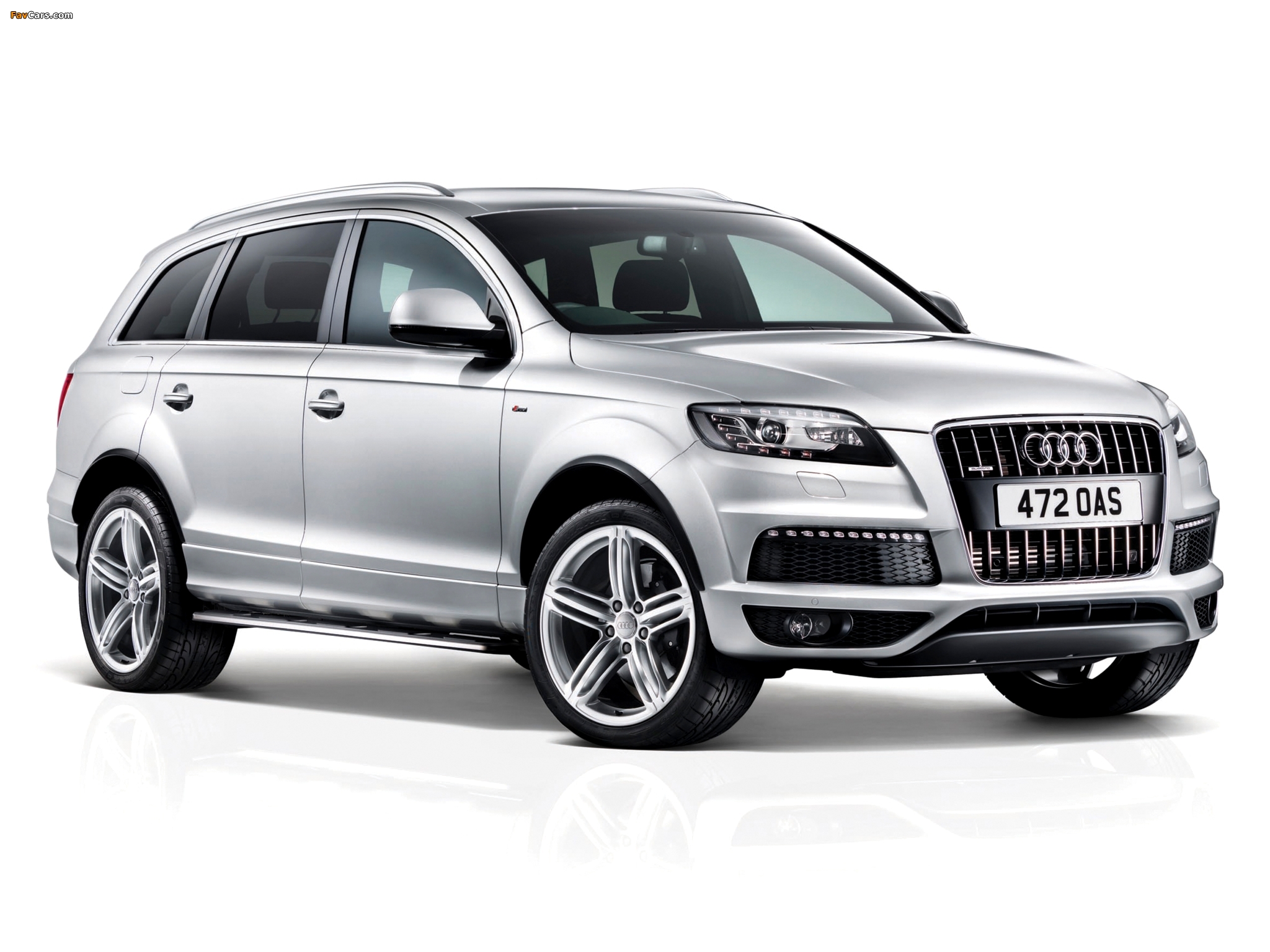 Audi Q7 3.0 TDI quattro S-Line UK-spec 2010 wallpapers (2048 x 1536)