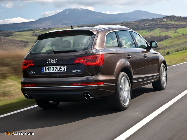 Pictures of Audi Q7 3.0 TDI quattro 2009 (640 x 480)