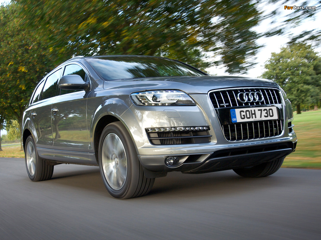 Audi Q7 3.0 TDI quattro UK-spec 2009 wallpapers (1024 x 768)