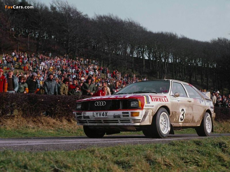 Audi Quattro Group 4 Rally Car (85) 1981–82 wallpapers (800 x 600)
